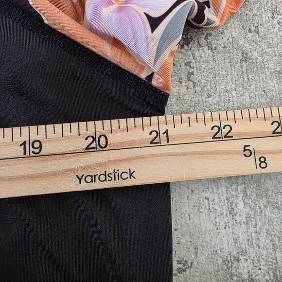 Hurley Women's UPF 50+ Long Sleeve Rashguard Floral Tee XXL - Picture 4 of 5